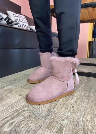 Ugg bailey mini pink угги уггі сапоги9 фото