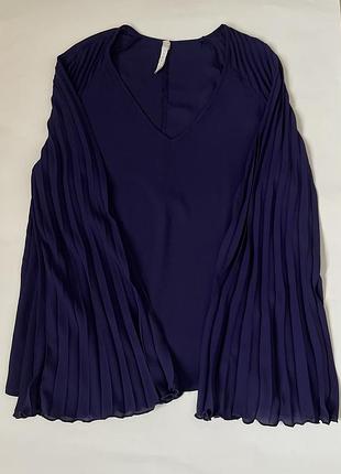 Блуза imperial жіноча з довгим рукавом плісированим
