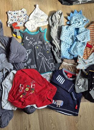 Детская одежда на мальчика осень/зима, 0-6 мес, 56, 62, 68 размеры