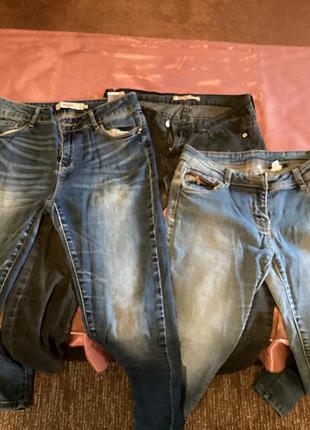 Джинси жіночи 3 пари 200 грн