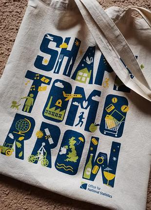 Сумка шопер текстиль