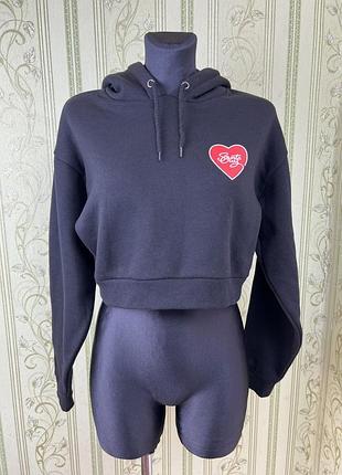 Жіночий кроп чорний santa cruz skateboard, розмір s-m