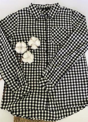 Сорочка esmara розмір с-м в клітинку