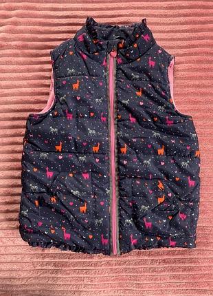Жилета- безрукавка на девочку