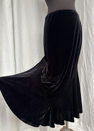 Вінтаж спідниця оксамит бархат рибка готична готическая