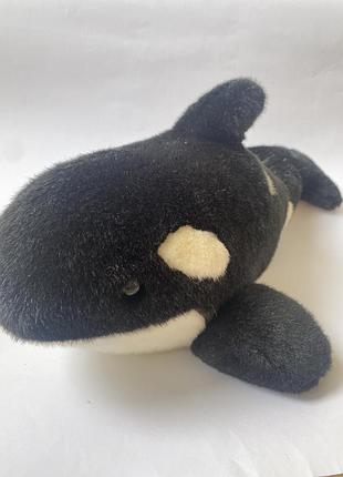 Шикарная реалистичная мягкая плюшевая игрушка касатка кит мʼяка плюшева іграшка касатка кит kuschlwuschel