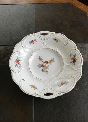 Порцелянове вінтажне блюдо