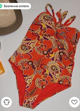 Гарний купальник суцільний принт 14 хл