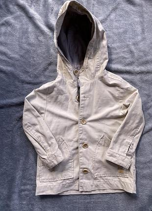 Куртка плащ піджак вітровка zara на хлопчика 2-3р (98р)