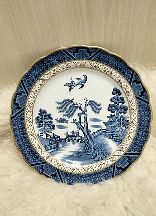 Красива колекційна тарілка real old willow. порцеляна.