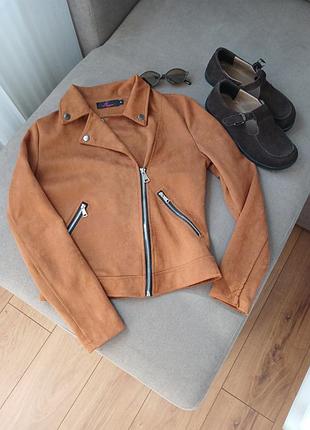 Куртка из эко замши savinni