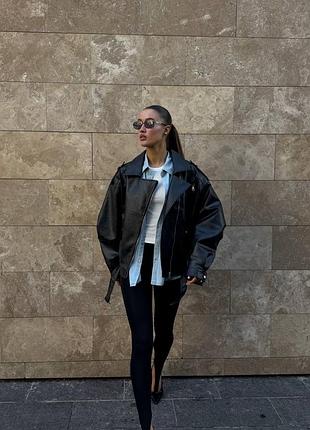 Чорні лосини зі штрипками