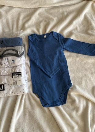 Коплект 7 бавовняних боді  92 розмір (нові) для хлопчика, дівчинки