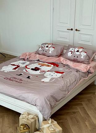 Постельное белье комплект: сатин + плюш❤️