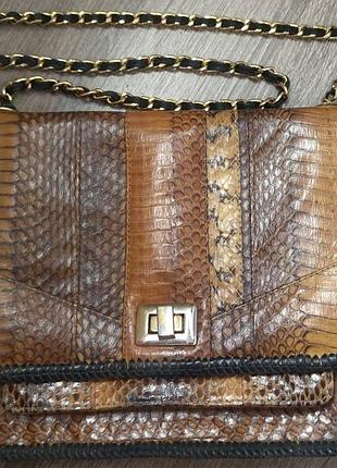 Сумочка из кожи питона