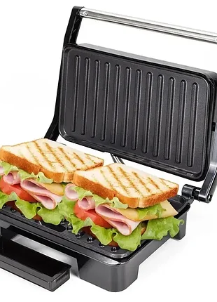 Электрический контактный гриль ms 240 для кухни 1000 вт