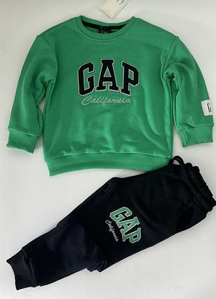Спортивний костюм світшот штани для хлопчика gap 5 6 7 8 років