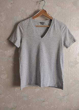 Футболка жіноча cos xs 42р., бавовна, сіра