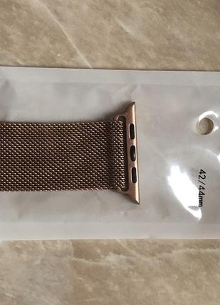 Ремінець для apple watch 42/44 mm. міланська петля.3 фото