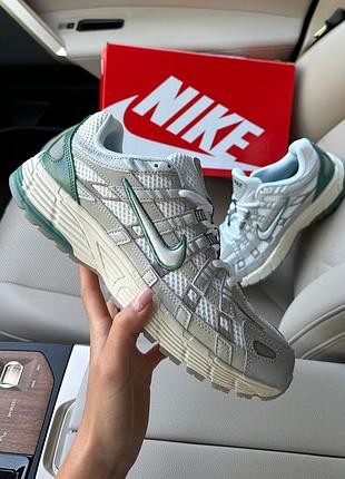 Кроссовки nike p-6000 premium light bone bicoastal green