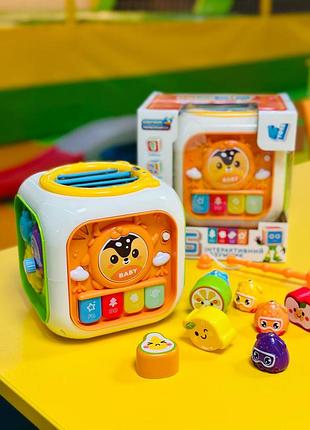 Многофункциональный интерактивный куб от одна игрушка - множество развлечений!