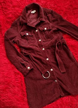 Сукня сорочка вельвет