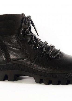 Ботинки зимние на грубой подошве kadar черные мужские 3885942