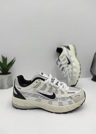 Кроссовки nike p-6000 кожа, сетка