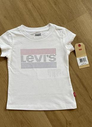 Футболка levis для дівчинки 1-2 роки