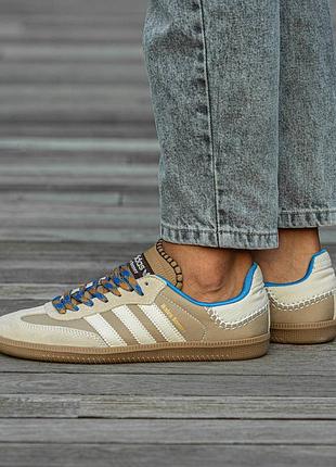 Кеды adidas wales bonner x samba desert white распродаж sale