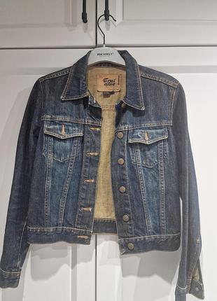 Джинсовый пиджак женский размер s
