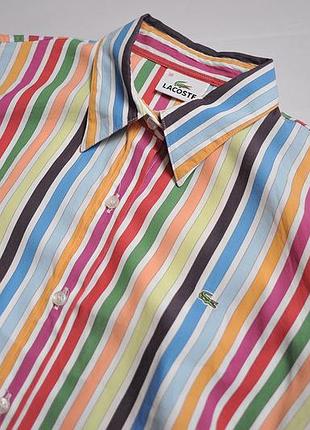 Женская рубашка винтаж рукав 3\4 lacoste vintage - 38