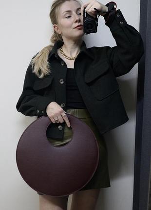 Цупка сорочка hm темно-зелена жіноча