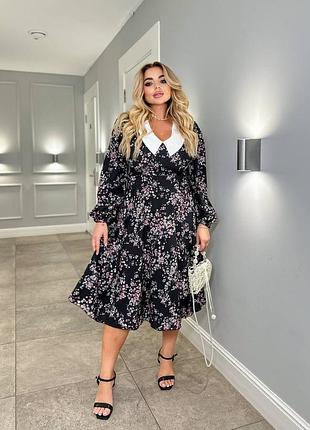 Сукня з комірцем.оригинальное платье