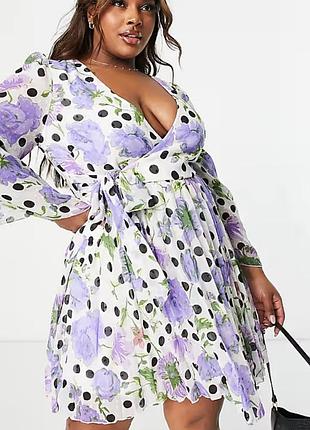 Платье, платье шифоновое большое размер asos