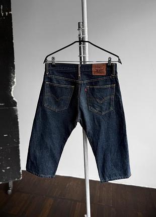 Levis mens 501xx blue denim cut off cropped capri jeans чоловічі, сині, джинсові, обрізані, капрі, шорти, левайс