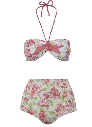 Стильний жіночий купальник з високими трусиками