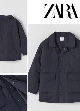 New collection! осіння стьобана куртка zara на хлопчикa.
