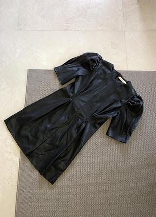 Плаття сукня з еко шкіри шкіряне платье из эко кожи кожаное искусственное