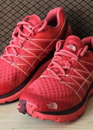 Кроссовки the north face ultra vertical vibram оригинал новые р. 38 стелька 24 см красные