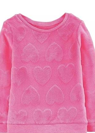 Теплая плюшевая кофточка 12,18,24 месяца