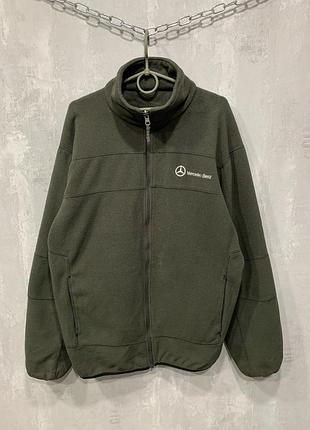 Флісова зіп кофта фліска чоловіча mercedes benz оригінал мерч