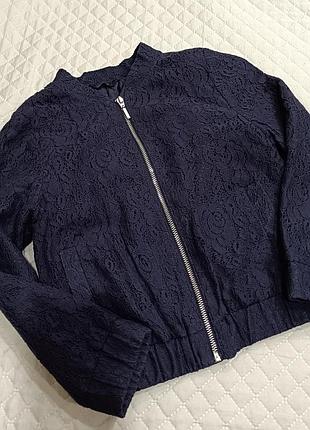Мереживний бомбер, кофта, вітровка