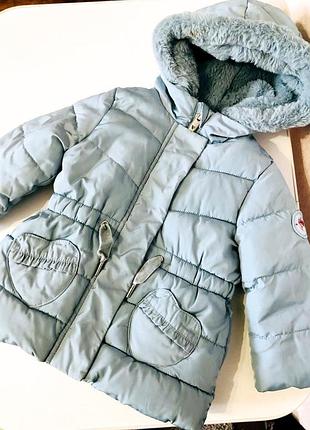 Куртка для дівчинки фірми c&a 74-80 розмір (великомірить на 1 розмір), стан ідеал