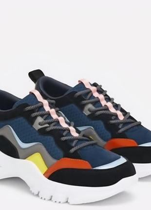 Стильные яркие кроссовки zara в стиле balenciaga, 37 размер