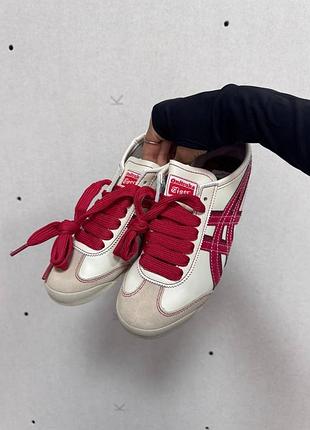 Кросівки asics onitsuka tiger mexico 66 cream snake year cream / red