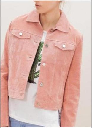 Новая замшевая куртка stradivarius куртка натуральная я кожаная замшевая