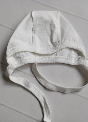 Шапочка чепчик на 0-1 міс
