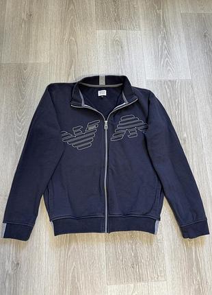 Тепла кофта на молніі на підлітка armani оригінал