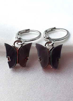 Элегантные серьги "магия бабочки"